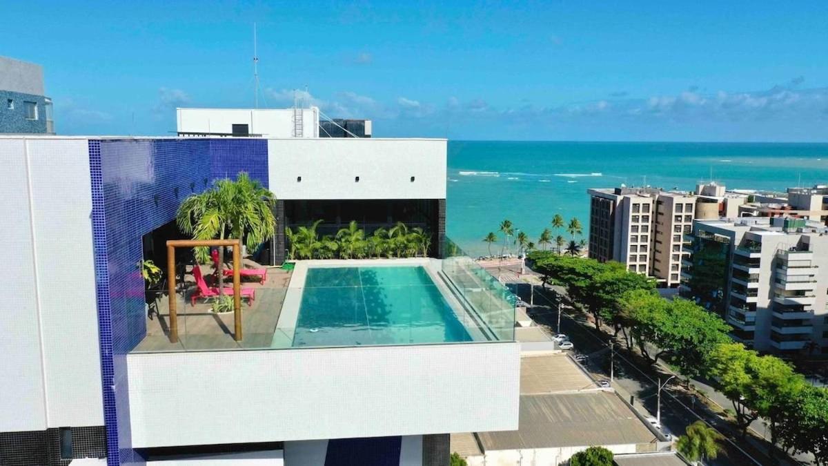 Edificio Sky Concept - Apt 1003 - Quarto E Sala Com Ar Condicionado, Piscina, Academia, Area Kids, Proximo A Praias Turisticas E Bares Badalados Maceió Eksteriør bilde