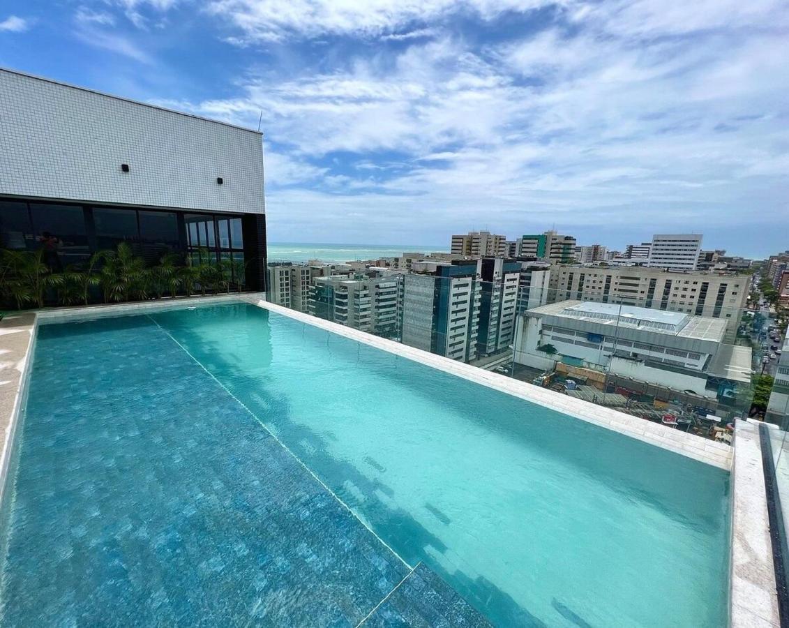 Edificio Sky Concept - Apt 1003 - Quarto E Sala Com Ar Condicionado, Piscina, Academia, Area Kids, Proximo A Praias Turisticas E Bares Badalados Maceió Eksteriør bilde